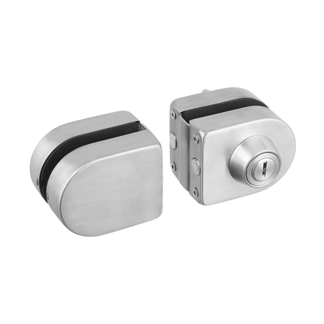 Glass To Glass Door Lock with Strike Box (one Side Key Only)